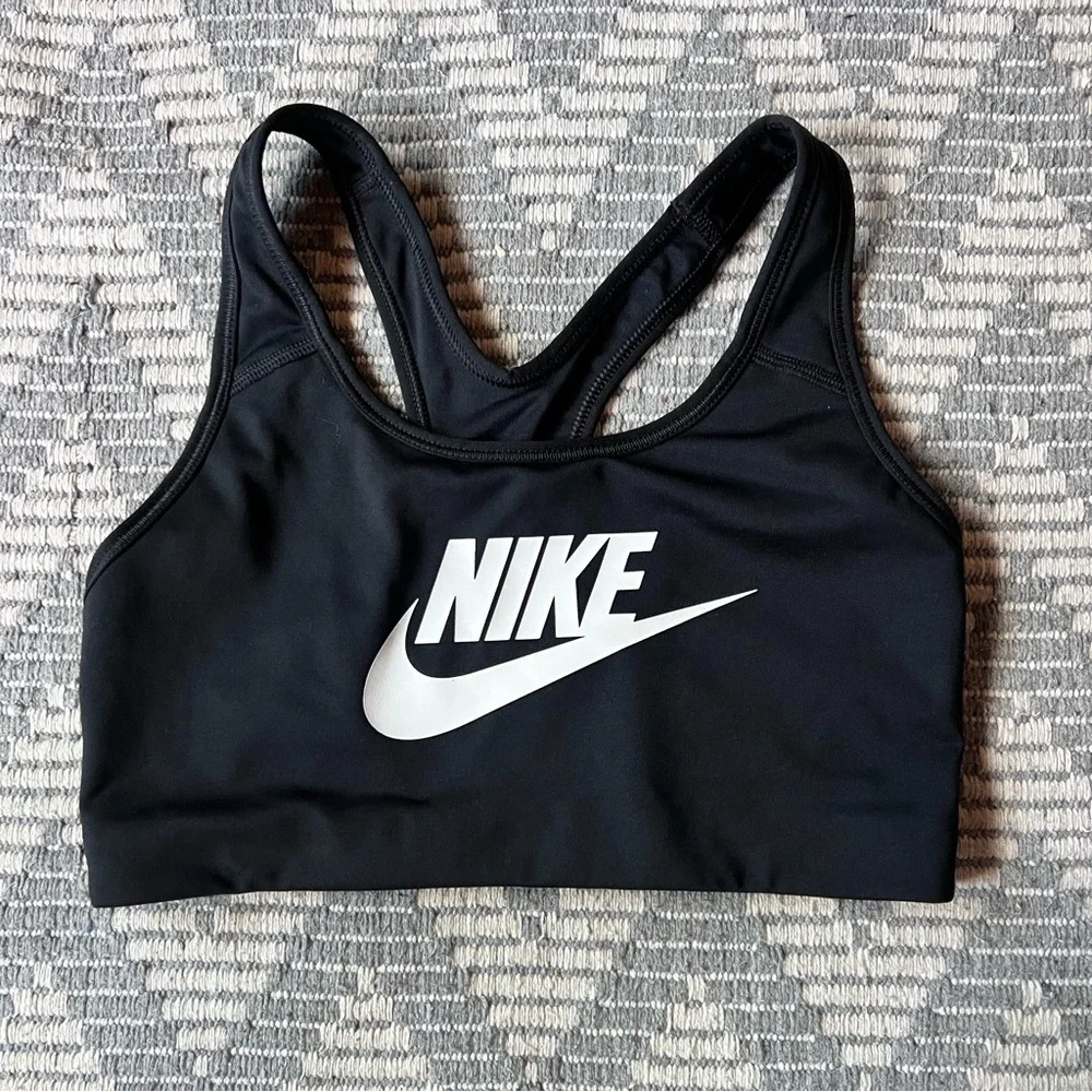 Nike Black Size Small Dri-Fit Sports Bra Excellent Condition